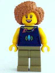 LEGO® cty1523 - LEGO minifigura nő sötétkék felsőben, zöld nadrágban (cty1523)