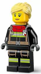 LEGO® cty1731 - LEGO minifigura tűzoltónő, fekete ruhában (cty1731)