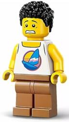 LEGO® cty1735 - LEGO minifigura férfi, fehér trikóban (cty1735)