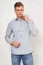Calvin Klein mosott Dobby ing J30J319064, szürke, L INTL