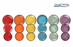 Heinner Serviciu Masa Ceramica 18pcs, Aquarelle, Art Of Dining By Heinner (hr-wdf-18a) - shoppix Serviciu de masa