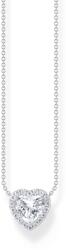 Thomas Sabo KE2280-051-14-L45V Silver Necklace with Halo-Pendant in Heart Shape 40-45 cm Ladies, női