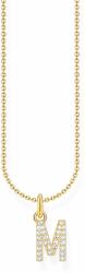 Thomas Sabo KE2252-414-14-L45V Gold-plated Necklace Letter M Ladies, női