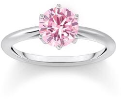 Thomas Sabo TR2474-051-9-56 Silver Ring with pink Stone in Brilliant-cut Ladies, női