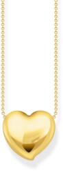 Thomas Sabo KE2276-413-39-L45V Bold - Gold-plated Necklace with Pendant in Heart Shape 40-45 cm Ladies, női
