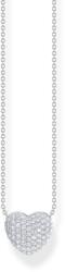 Thomas Sabo KE2277-051-14-L45V Silver Heart Necklace with Zirconia 40-45 cm Ladies, női