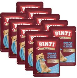 RINTI Capsulă RINTI GOLD PUR de pui & inimi de pasăre 10 x 100 g