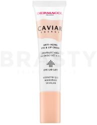 Dermacol Caviar Energy Anti-Aging Eye & Lip Cream Feszesítő szilárdító krém A szem és az ajkak körüli bőr sűrűségének helyreállítása 15 ml