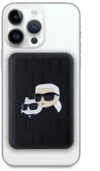 KARL LAGERFELD dombornyomott K&CH fejek MagSafe Power Bank 5000mAh fekete