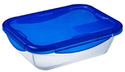 Pyrex Cook&Go sütőtál műanyag tetővel 20.6x15.5 cm 0.8 l