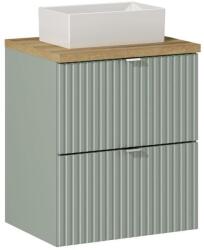 Comad Készlet szekrény Comad Line Reed Green LINE REED GREEN D 82-50-2S, mosdótál Comad Gaja UN-GAJA35-SW 78570A(35), NOVA OAK A 89-50