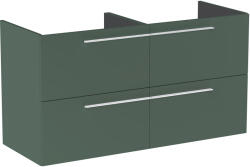 Roca Ella szekrény 118.5x44.6x63.5 cm mosdókagyló alá akasztható zöld A857772534
