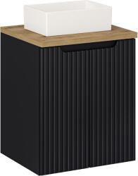 Comad Készlet szekrény Comad Nova Black NOVA BLACK D2 82-50-2D, mosdótál Comad Gaja UN-GAJA35-SW 78570A(35), NOVA OAK A 89-50
