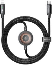 Mcdodo CA-5680 2 az 1-ben USB-C Lightning kábel + Apple Watch töltő, 36W, 1.5m (CA-5680) - mi-one