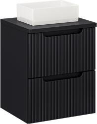 Comad Készlet szekrény Comad Nova Black NOVA BLACK D2 82-50-2S, mosdótál Comad Gaja UN-GAJA35-SW 78570A(35), NOVA BLACK B 89-50