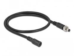 Delock DC bővítő kábel 5, 5 x 2, 1 mm apa anya becsavarható (86570)