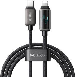 Mcdodo CA-2630 USB-C Lightning kábel, 36W, LED kijelző, 1.2m (CA-2630) - mi-one