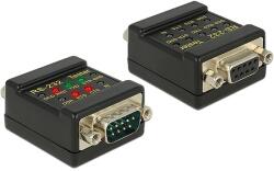Delock RS-232 Teszter DB9 kimenet > DB9 bemenet (87713)