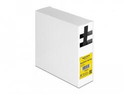 Delock Fekete, hő csökkentő csődoboz 10 m x 9, 5 mm (19924) - dellaprint