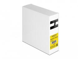 Delock Fekete, hő csökkentő csődoboz 10 m x 4, 8 mm (19921) - dellaprint