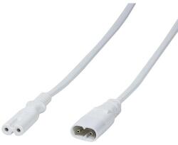 LogiLink Power Cord, Extension C8 - C7 , 2.0m, white (CP132) - dellaprint