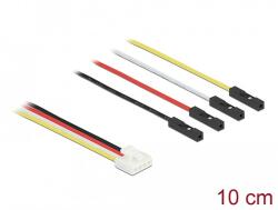 Delock IOT Grove átalakító kábel 4 db. tűs apa - 4 db. Jumper anya 10 cm hosszú (86948)