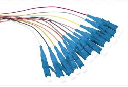 LogiLink Fibre Pigtail Set 12 x LC OS2 2m, colored, blue connector (FL0LC02)