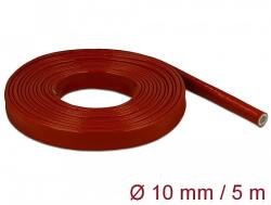 Delock Tűzvédelmi szilikon borítású takarás 5 m x 10 mm piros (18898) - dellaprint