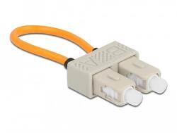 Delock Optikai szálas hurok adapter SC / OM1 Többszörös bézs (86921)