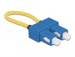 Delock Optikai szálas hurok adapter SC / UPC szimpla mód kék (86920)
