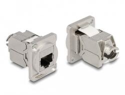Delock D-típusú Modul RJ45 Cat. 6A hüvely - LSA hüvely (87818)