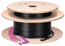 LogiLink Fiber törzskábel U-DQ(ZN)BH, 8 eres multimódusú OM4, 100 m, LC/UPC - LC/UPC (FT2U100) - dellaprint