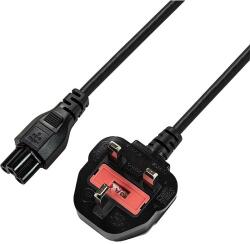 LogiLink Power Cord, UK -C5, black, 1.8m (CP120)