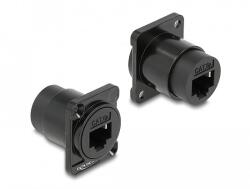 Delock D-típusú Modul RJ45 Cat. 6A hüvely - hüvely (87815)