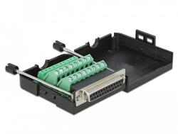 Delock DB25 párhuzamos adapter anya 26 tűs kapocstest házzal (66267)
