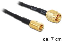 Delock SMA csatlakozódugó > SMB csatlakozódugó adapter, 70 mm (88474)