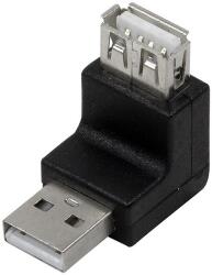 LogiLink USB Adapter, USB 2.0 AM to AF, 270 angled (AU0027)