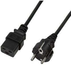 LogiLink Power Cord, CEE 7/7 - IEC C19, 1.80M black (CP152)