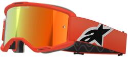 Alpinestars Vision 5 Corp motocross szemüveg narancssárga, tükörpiros plexivel