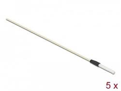 Delock 5 db. tisztító pálca 2, 50 mm vaskarikával (ferrule) ellátott üvegszálas csatlakozókhoz (86781)
