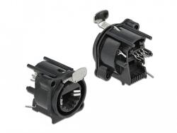 Delock D-típusú Modul RJ45 anya - forrasztott csatlakozás (87822)