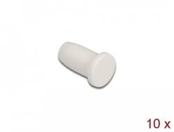 Delock Porvédő tető száloptika csatlakozóhoz, 1, 25 mm-es kupakkal 10 db. Fehér (86846)