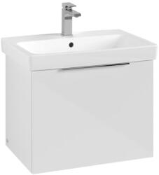 Villeroy & Boch Architectura alsószekrény 1 x kihúzható elem, falra szerelhető, szögl. 600x470x420 mm, fehér B89000VS (B89000VS)