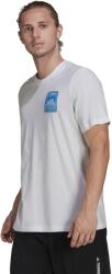 adidas Performance adidas Terrex Patch Mountain Graphic T-Shirt M | Bărbați | Tricouri | Alb | HE1642