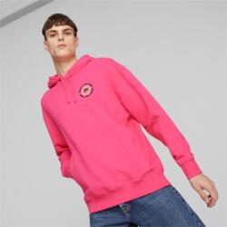 PUMA DOWNTOWN Graphic Hoodie M | Bărbați | Hanorace | Roz | 539182-25 (539182-25)