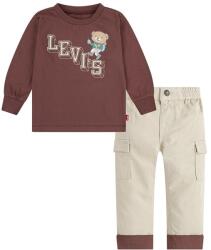 Levi's baba szett CLIMBING LEVI TEE & CARGO barna, 6EL311 - barna 80