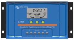 Victron Energy BlueSolar PWM-LCD&USB 12/24V-5A 12V / 24V 5A napelemes töltésvezérlő (SCC010005050)