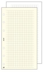 SATURNUS Kalendárium betét, jegyzetlap, M , kockás, SATURNUS, fehér (NKM327F)