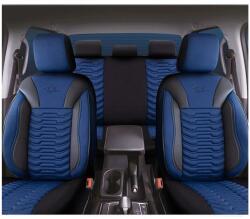 Panda Set Huse Scaune Auto pentru Alfa Romeo 145 - Panda Paris, Albastru-Negru, 11 piese