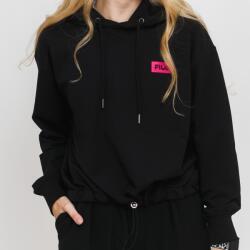 Fila BURDUR cropped hoody L | Női | Kapucnis pulóverek | Fekete | FAW0144-80009